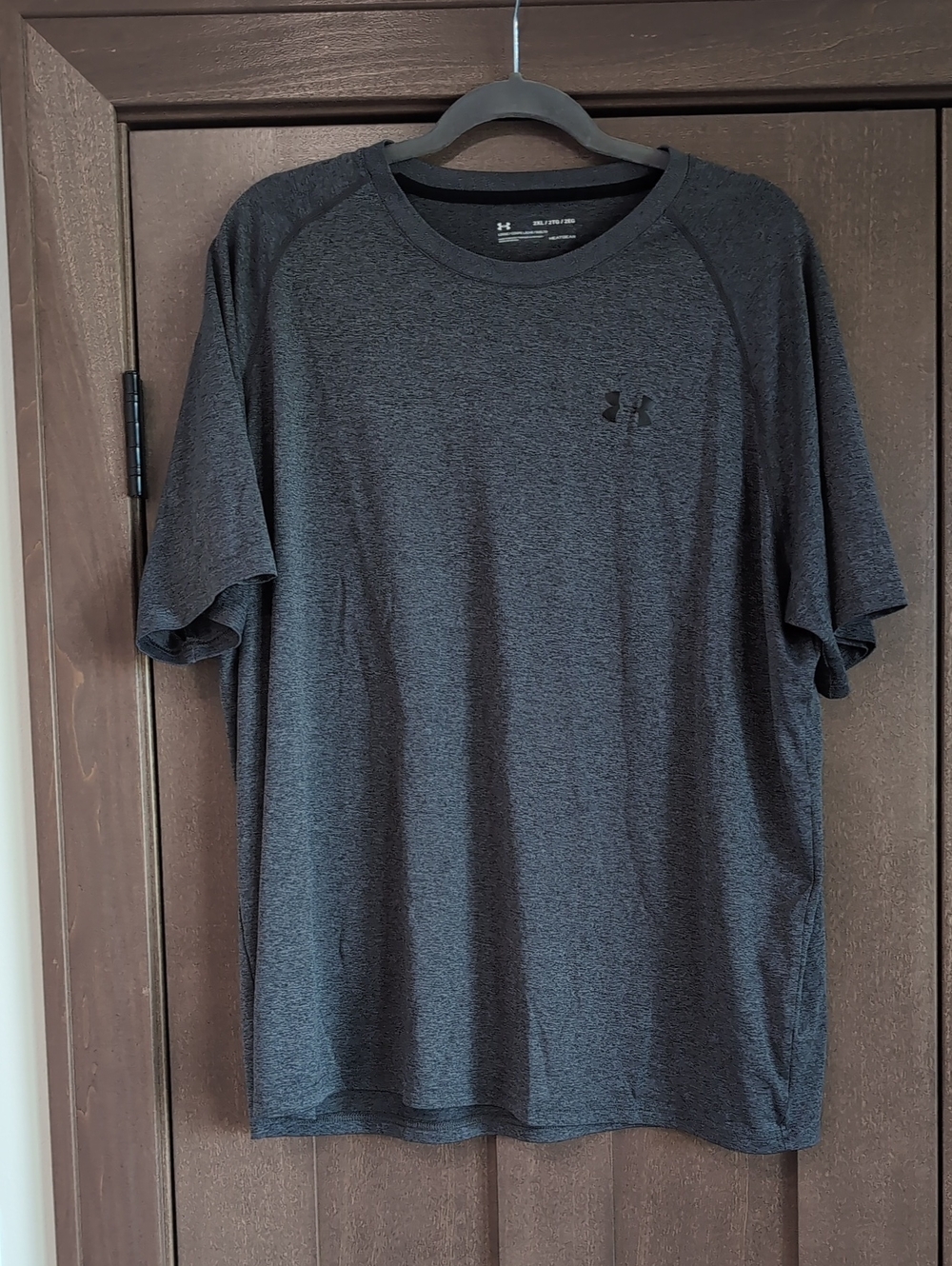 Under Armour Men's Short Sleeve Tech Tee - Charcoal/Black